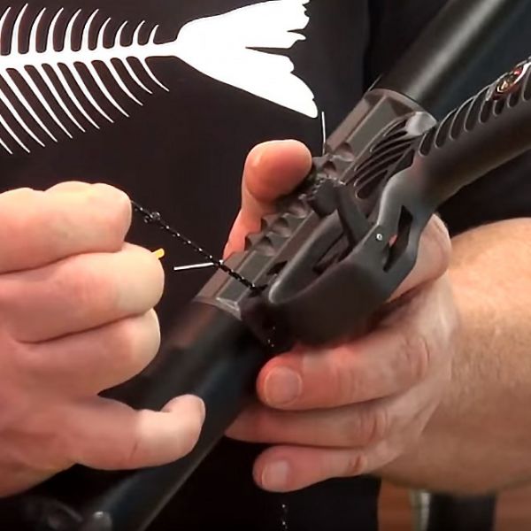 Привязка линя, ружье "Каюк"