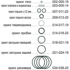 20431 Набор орингов (-)12